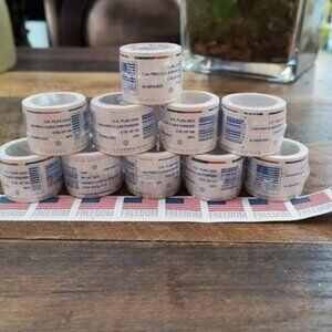 10 Rolls of American Flags 2024 Forever Stamps